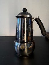 Bialetti Stovetop Espresso Maker Stainless Steel Moka Pot Italy Vintage Coffee picture