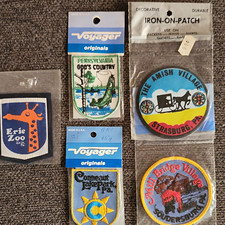 Vintage Pennsylvania Souvenir Patches Lot of 5 picture