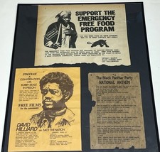 Vtg Black Panther Party Flyer Handbill Paper Excerpt Detroit Chapter’s Lot of 3 picture