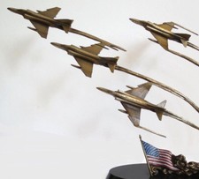 Post WW2 Plane F4 US AirPlane Model Vietnam War Era Navy Military AirForce AF picture