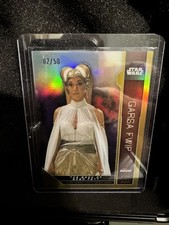 Topps Finest Star Wars Garsa Fwip FN-25 Gold Foil /50 Rare picture