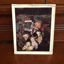 VINTAGE CREEPY POLAROID PICTURE SURVIVED HOUSE FIRE ODDITIES picture