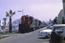 Southern Pacific SP 5622 EMD GP9 w Big Trees Special Santa Cruz CA 1965 8.5 x 11 picture