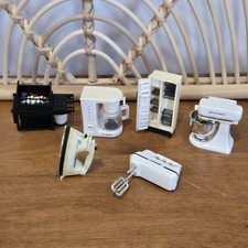 Vtg 1990s Acme Kitchen Appliance Fridge Magnets Lot 6 Iron Mixer Coffee BBQ picture