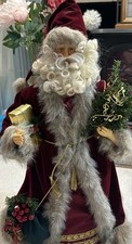 Santa Claus St Nick - Father Christmas Free Standing 27” Tall  Christmas Decor picture