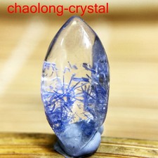 1.8Ct Very Rare NATURAL Beautiful Blue Dumortierite Quartz Crystal Pendant C858 picture