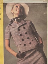 McCall's N/1044, 2 Pc. Suit NY Designers Collection by Laird-Knox ©1968; FF/B34. picture
