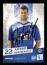 Andre Hainault autograph card 1 FC Magdeburg 2016-17 original signed picture