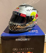 Minichamps Vettel 1/2 Helmet Helmet Casque 2012 Brazil F1 Formula 1 Red Bull RB8 picture