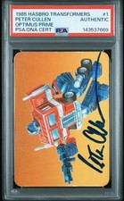 1985 Hasbro Transformers #1 Optimus Prime PSA/DNA Peter Cullen Auto Authentic  picture