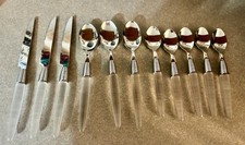 Frosted Lucite Handle Flatware picture