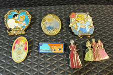 Disney Trading Pin Lot Cinderella Theme (7 Pins) Limited Edition & Rare Booster picture