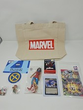 NYCC 2025 Marvel Unlimited 1-Year Gift Sub Tote Legends Patch Pins MTG Promo picture